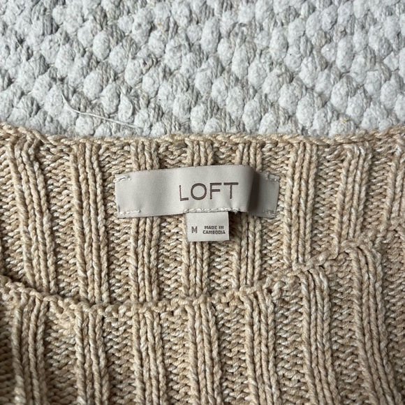 Loft Ribbed Boatneck Sweater - Picture 3 of 3